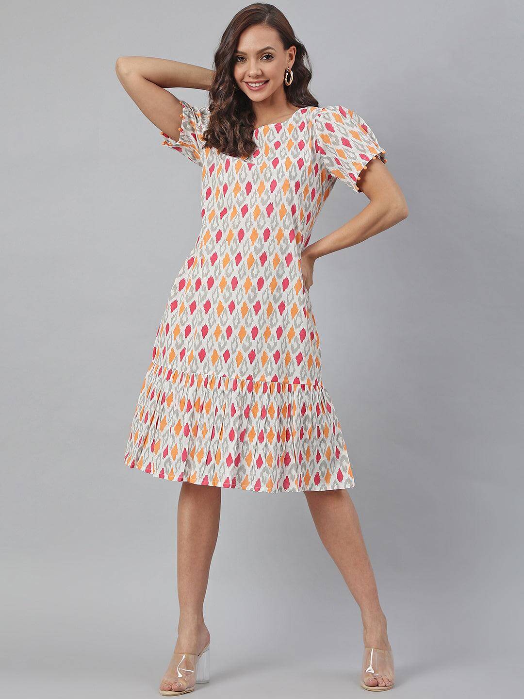 Western cotten triple dress