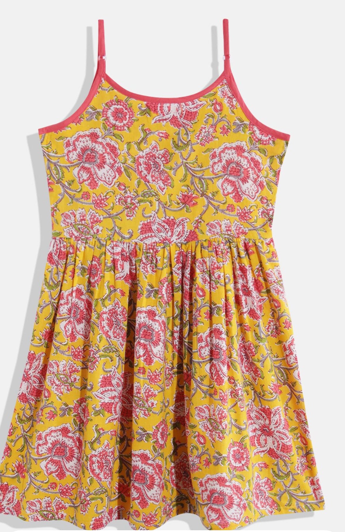 Floral Print A-Line Cotton Dress