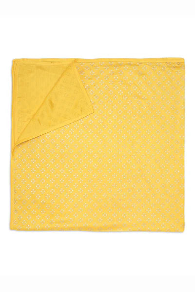 Baby Silk Swaddle - Yellow