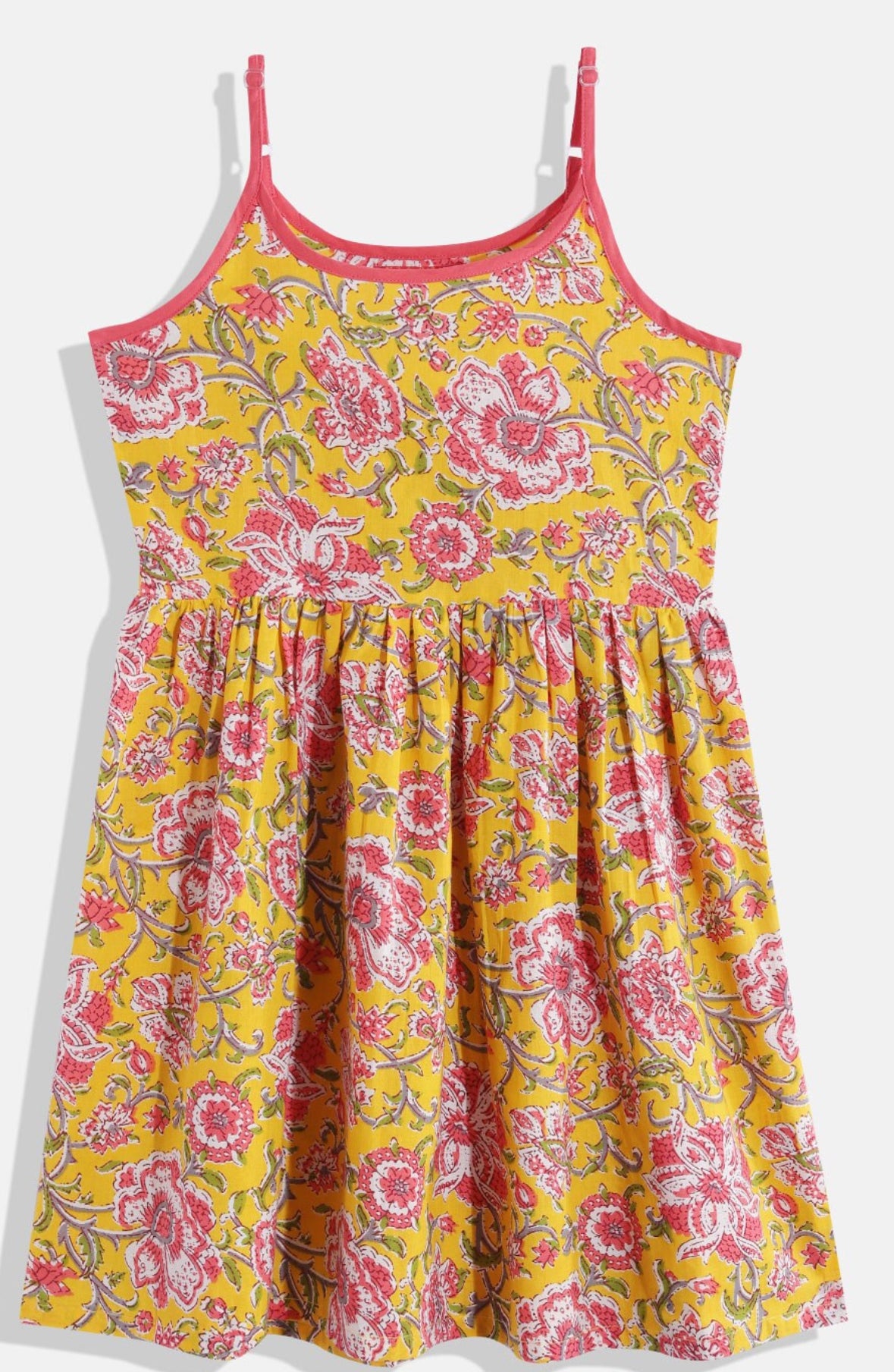 Floral Print A-Line Cotton Dress