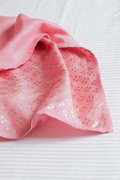 Baby Silk Swaddle - Pink