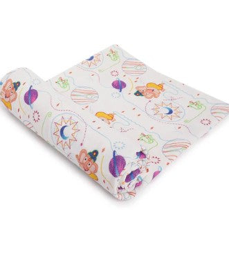 Ganesha Blessings Swaddle-White