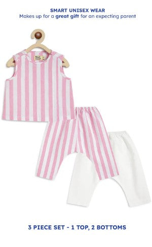 Little Champ Jhabla Set-Pink