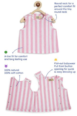 Little Champ Jhabla Set-Pink