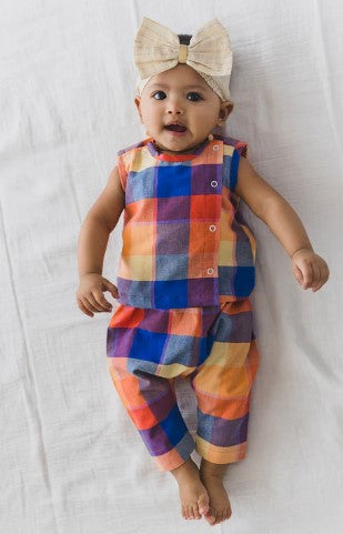 Little Champ Jhabla Set-Multicolor