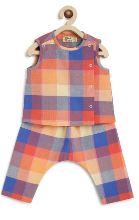 Little Champ Jhabla Set-Multicolor